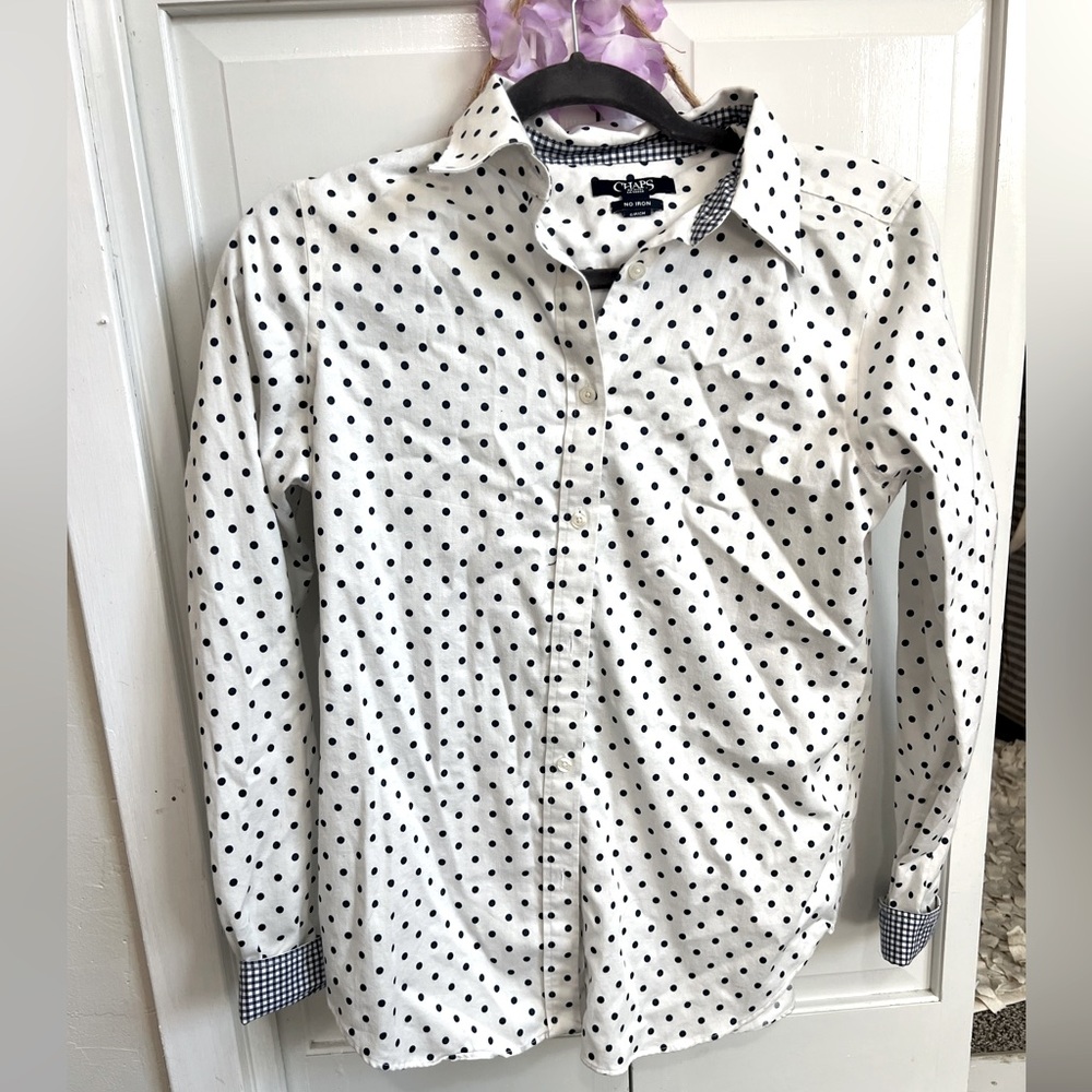 Chaps polo button down shirt!